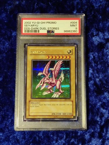 PSA 9 - Mint 2002 DDS-004 Yu-Gi-Oh! Prismatic Secret Rare Seiyaryu