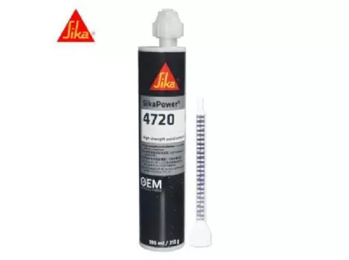 Sika Power 4720 Black Epoxy Adhesive Two-Component 195 Ml