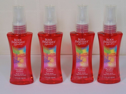 BODY FANTASIES SIGNATURE PARADISE FANTASY BODY SPRAY 1.7 OZ (4 PACK)  26169036599 | eBay