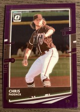 2020 Panini Optic Chris Paddock #162 FOTL Pandora Purple /99 Padres! #3161