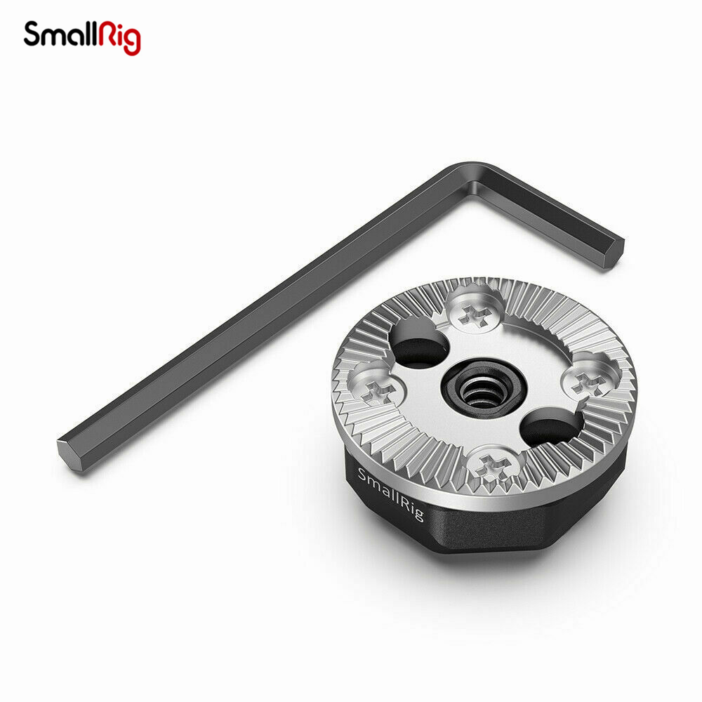SmallRig Bolt-On Rosette Mount (M6 Thread) for Camera Cage and Shoulder Rig 2804
