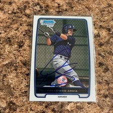 Francisco Arcia Signed 2012 Bowman Chrome Auto Rc New York Yankees
