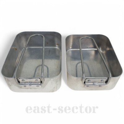 Mil-Tec Mess Kit Mess Mess Tins British In Stile British Eating Utensils Nuovo - Foto 4
