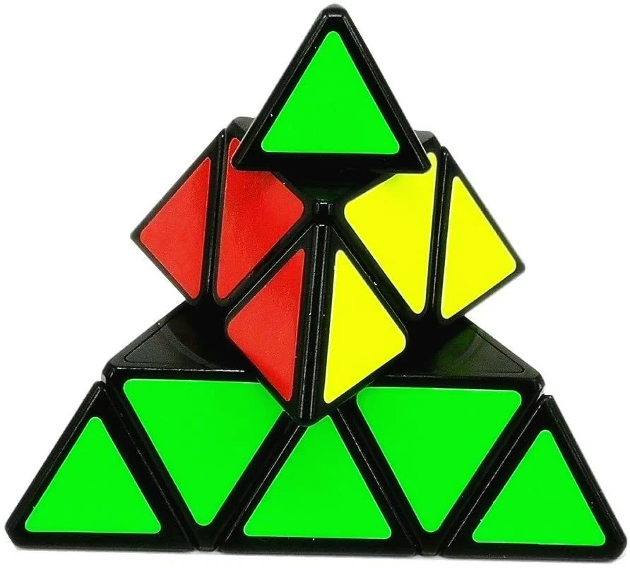 3x3 Pyramid Pyraminx Speed Cube Magic Twist 3D Puzzle Brain Teaser - USA SELLER! - Image 2 of 4
