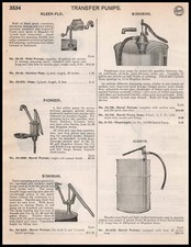 Pubblicità stampa 1948 Bishman Osseo Minnesota tipo diaframma barile tamburo pompe petrolio e gas
