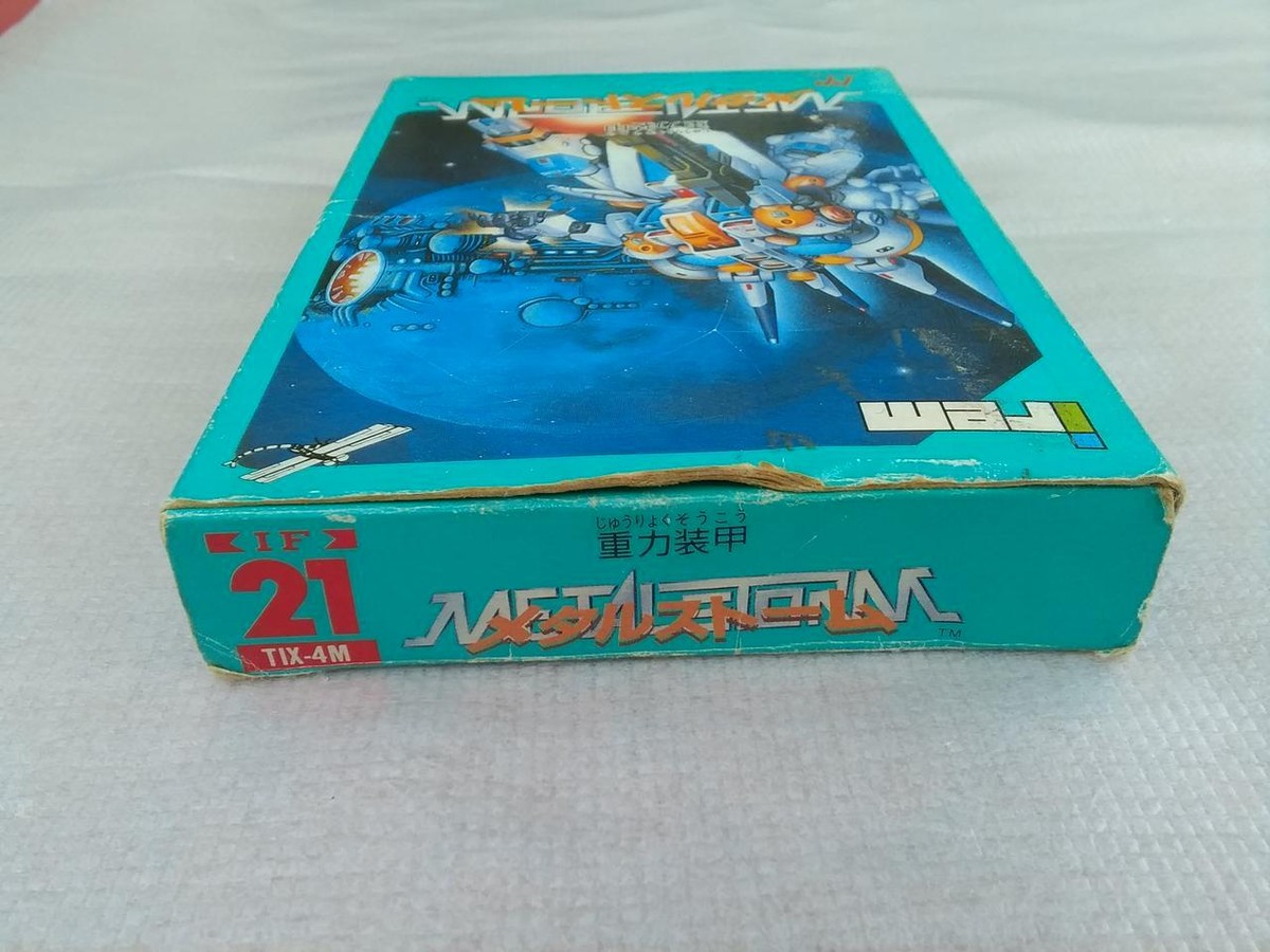 Juryoku Soukou Metal Storm Nintendo Famicom FC NES Boxed Manual