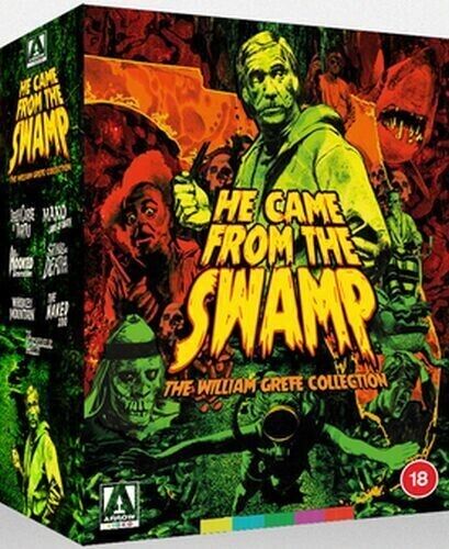 He Came from the Swamp William Grefé Collection bluray ARROW R18 AUS/NZ REGION B - Afbeelding 1 van 1