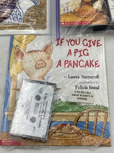 Lot 3-If You Give A Pig A Pancake, Gingerbread Baby, Javelinas Cassette Tapes - Imagen 4 de 9