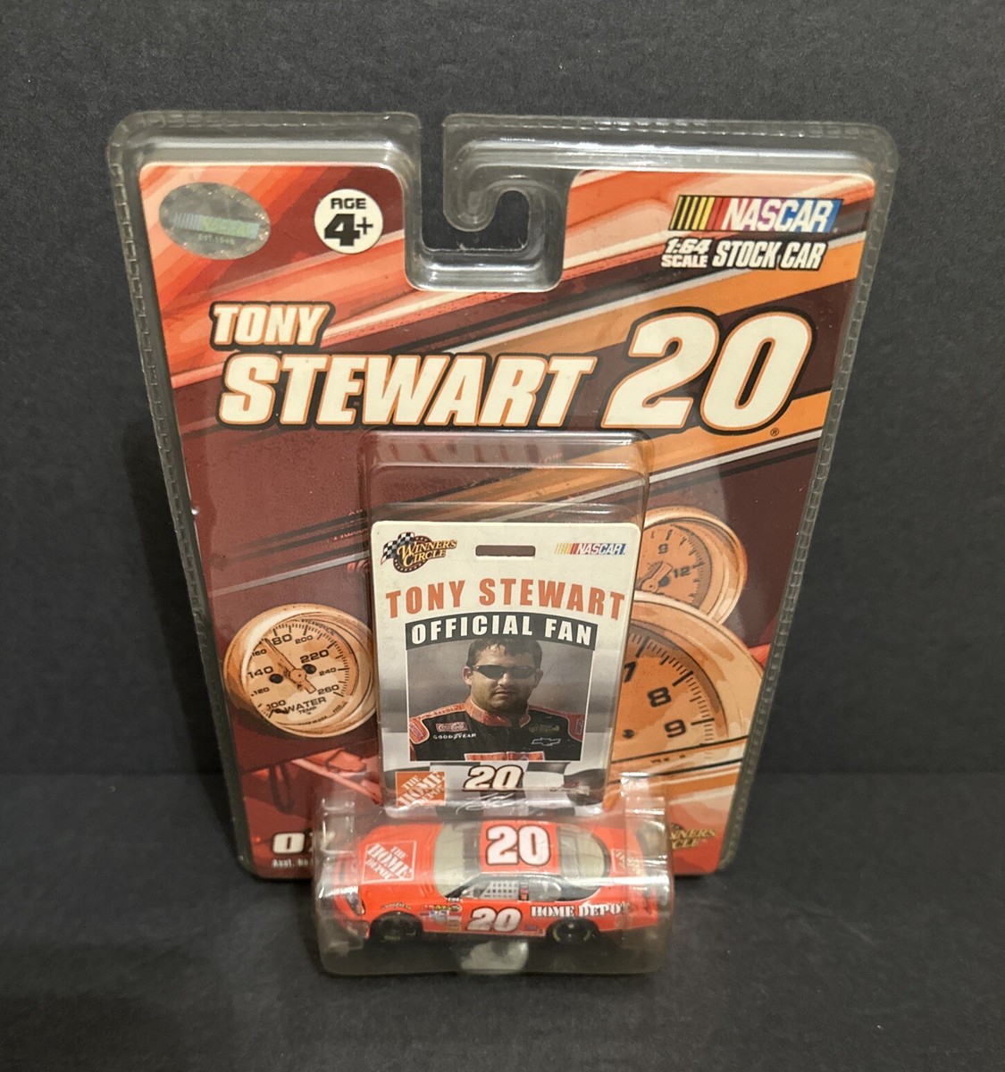 Winners Circle #20 Tony Stewart NASCAR w/Official Fan Card 1