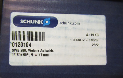 Schunk 0120104 Weiche Aufsatzbacken 200 mm 3-teilig