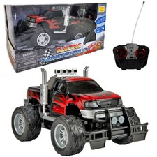 Kids RC Remote Control All Terrain Off Road Big Wheel Racing Monster Truck Toy