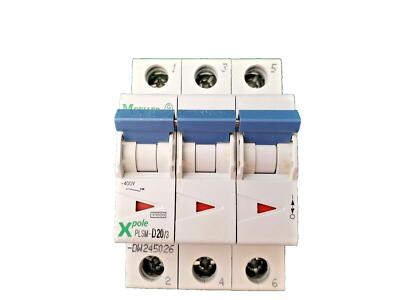 Moeller PLSM-D20/3 20A Amp dreipoliger Leitungsschutzschalter Typ D D20 XPole X-polig