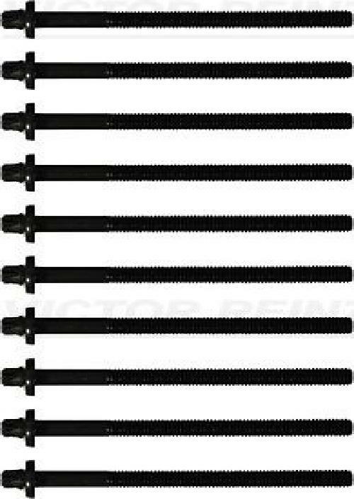Original VICTOR REINZ Cylinder Head Screw Set 14-32157-01 for Dacia Lada
