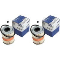 2X Mahle / Knecht Kraftstofffilter KX 206D Fuel Filter