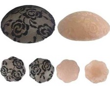 Silikon NippelCover ca 6,5cm  mit Muster Brustwarzenabdeckung selbstklebend