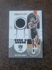 2021-22 NBA Hoops Day’Ron Sharpe Rise N Shine Rookie Patch #RS-DS Brooklyn Nets