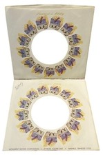 Monument Records Company Sleeves 45 RPM Lot of 2 Artistry 'M' Rock Logo