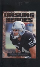 1999 FLEER FOOTBALL CARD GREG BIEKERT NM-MT #10of30 UNSUNG HEROES
