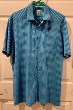 Mens OLYMP Tendenz short sleeve striped shirt Size 17,5  /44