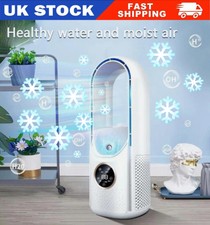 Portable Air Cooler Leafless Electric Fan 6-Speed Silent Timer Air Conditioner ❄