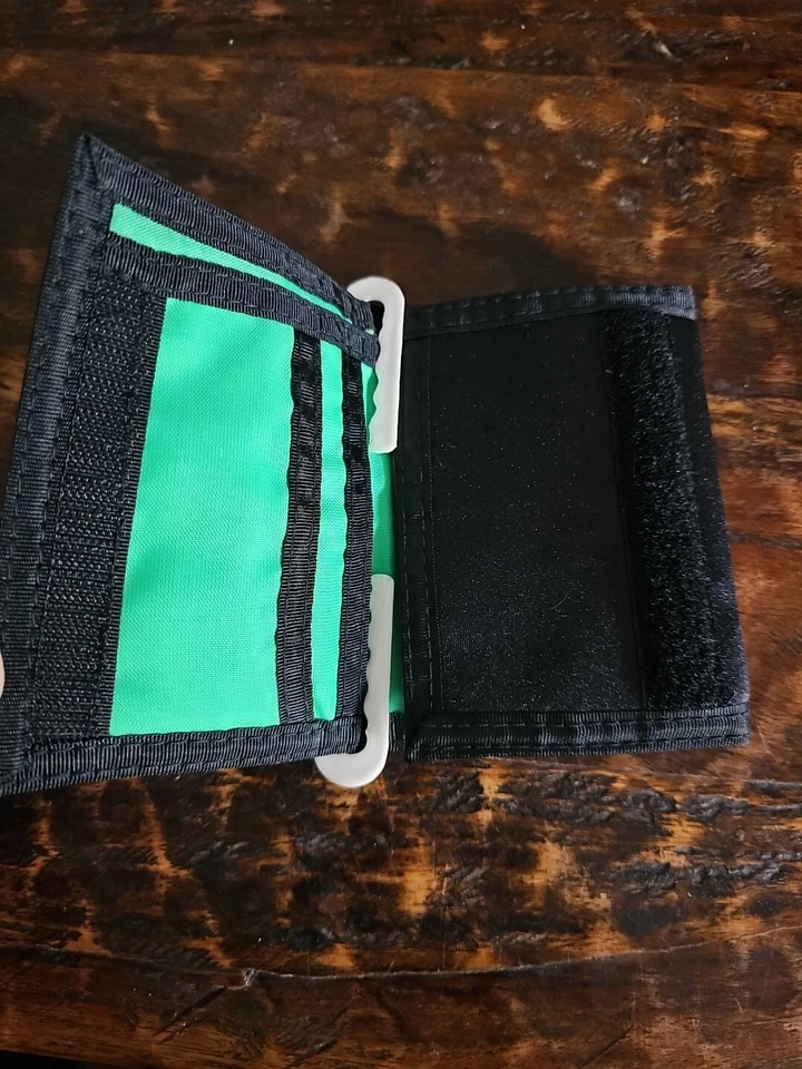 Levi's Wallet Vintage Neon Green Hook And Loop - Image 3 of 4