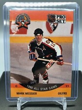 1990-91 Pro Set Hockey - Mark Messier #349 All Star Game - Edmonton Oilers NM/M
