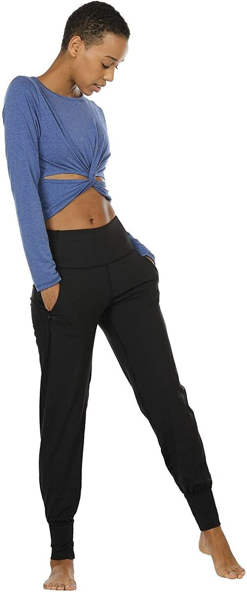 icyzone Workout Joggers Pants for Women - High Waisted Exercise Athletic  Running