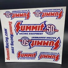 Summit Racing Equipment Stickers Decals 50 Years Since 1968