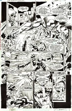 VAL SEMEIKS JLA ART-ORACLE, MARTIAN MANHUNTER, 1ST APP. PSYKOSIS--FREE SHIPPING!