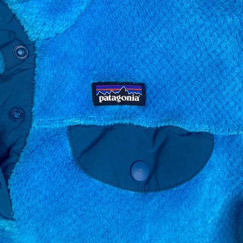 Patagonia Fleece Sweatshirt Girls XL RE Tool Snap Blue T-Snap 65585 - Picture 6 of 13