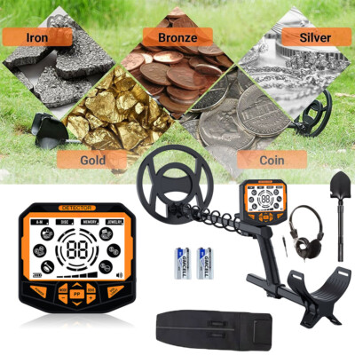 Waterproof Metal Detector - 5.8KHz Frequency,22cm Depth,Beach & Field Use
