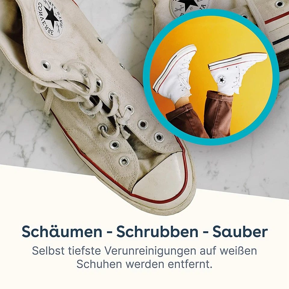 eco:fy Schuh-Reinigungsschaum Reiniger für Stoff Leder Mischgewebe Membran 125ml - Bild 2 von 4