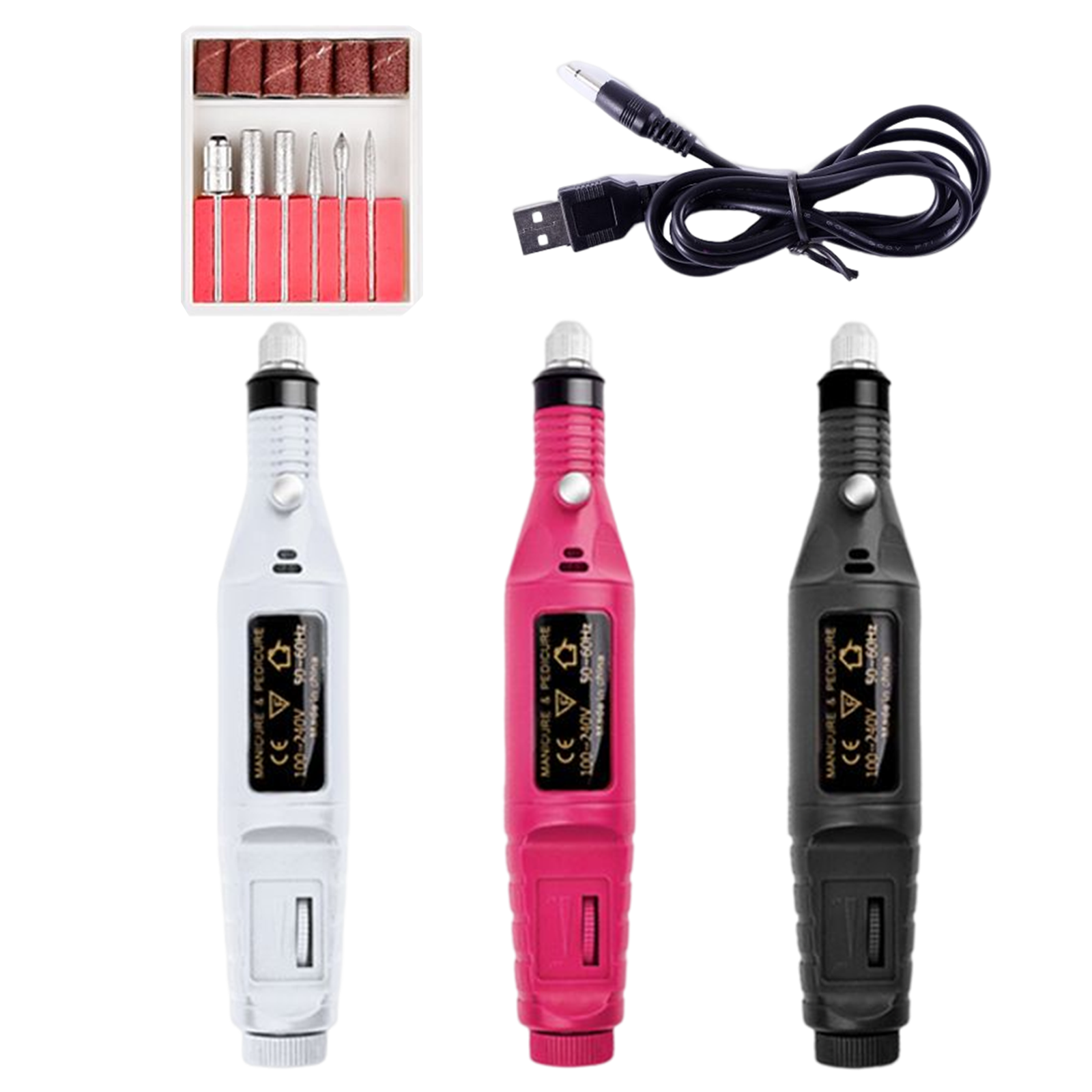 Professional Self Toe Nail Grinder For Thick Toenails Set Manicure