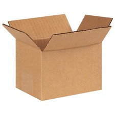 GRAINGER APPROVED 11K584 PK 25 Shipping Box,6x4x4 in 11K584