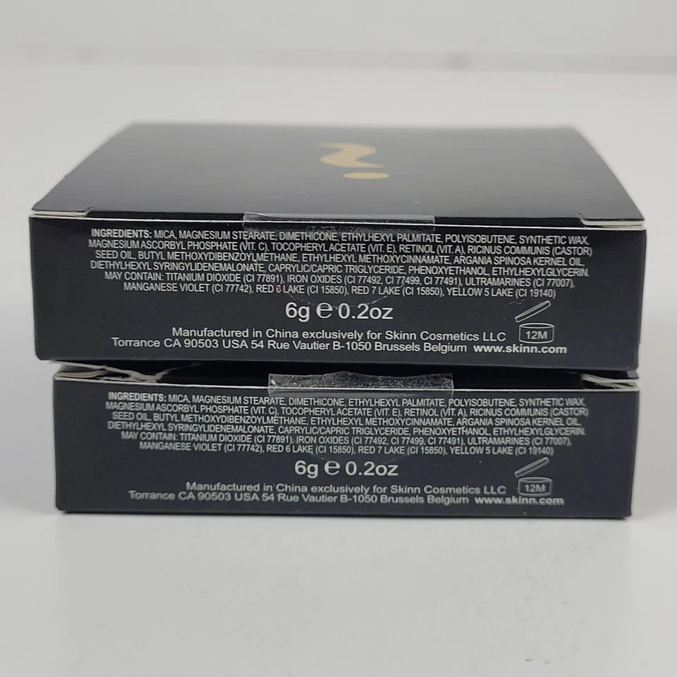 SKINN Dimitri James~Plasma Fusion Blush~Melocotones y Crema~0.2 OZ~Lote de 2~NUEVO  Foto 2 de 3