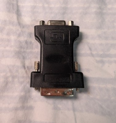 DVI Stecker VGA Buchse, Schwarz, Monitoradapter, DVI auf VGA Adapter