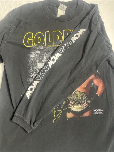 Vintage Bill Goldberg 1998 WCW Long Sleeve Shirt XL Black - Picture 6 of 12