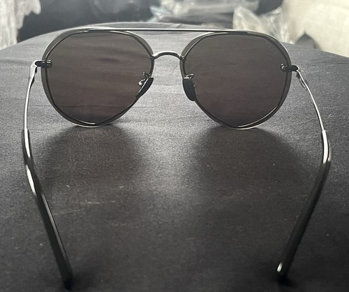 DIFF Eyewear Aviator LENOX Matte Blk & Purple Mirror Sunglasses New In Box - Picture 6 of 10