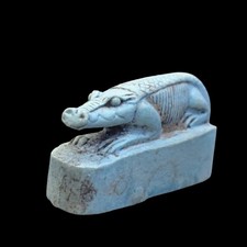 Authentic Ancient Egyptian Antiques Rare Egyptian Statue Of Sobek Egyptian BC