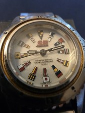 Orologio SB Bandiere Segnale Nautico 29mm Con Lunetta Girevole Retroilluminazione