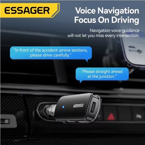 Essager Multifunctional BT 5.3 Wireless Stereo Adapter 3.5mm Aux Jack: - Picture 4 of 7