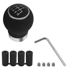 Car Shift Knob 6-Speed Leather Gear Shift Knob Lever Kit, Automatic or Manual...