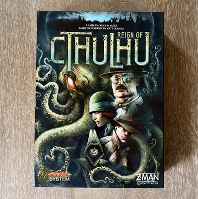 Pandemic Reign of Cthulhu Board Game Z-Man Games Complete GREAT Condition