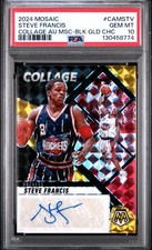 2024 PANINI MOSAIC COLLAGE AUTOS MOSAIC #CAMSTV STEVE FRANCIS 4/8 PSA 10