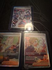3 x Special Illustration Rare Pokemon Cards Jacq 250 Eri 210 Briar 171 Nm Mint