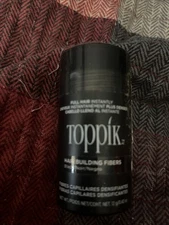TOPPIK - Hair Building Fibers - Black - 0.42oz (12g) New