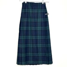 Glenisla Wool Tartan Kilt Skirt Made in Scotland Plaid Wrap Midi