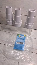 Universal Combo Hose Adapter, 1-1/4" or 1-1/2", 3 Pack Fits Above Ground Pool...