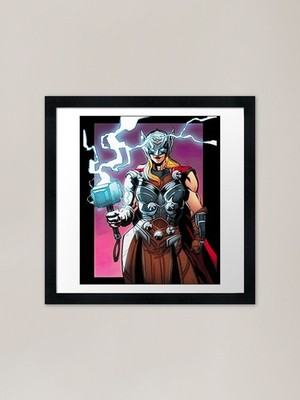 Mighty Thunder Love And Thunder Fra Framed Wall Art Poster Canvas Print Picture