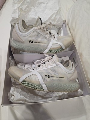 Adidas Y-3 MEN RUNNER 4D IOW Sneakers White US 9 Men's EU 42